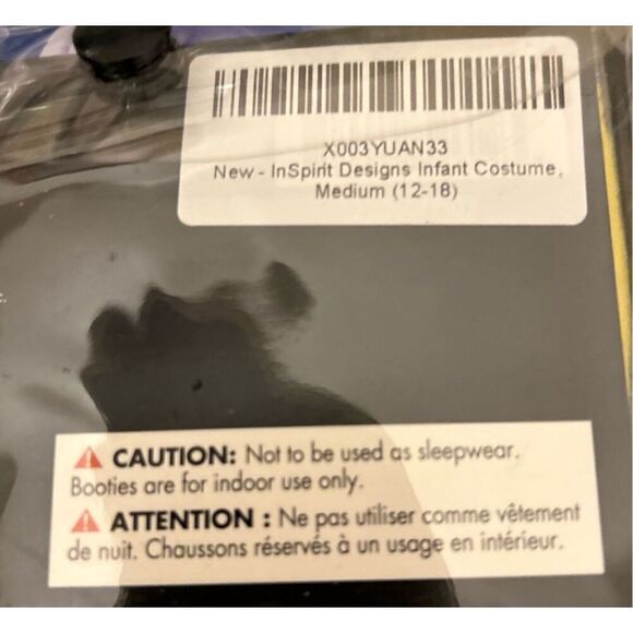 Nickelodeon Soonge Bob Costume Size Medium 12-18 Months - Picture 4 of 4